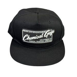 Chemical Guys Hat Cap Black Snapback Patch Los Angeles Auto Detailing